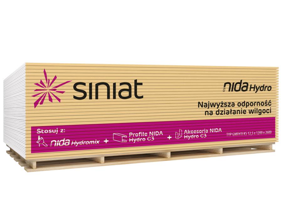 Zdjęcie: Płyta Nida Sonic R15 n8, 12,5x1200x2400 mm SINIAT