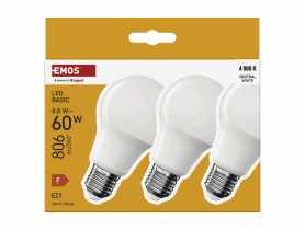 Żarówka LED Basic 8,8 W neutralna biel - 3 szt. EMOS