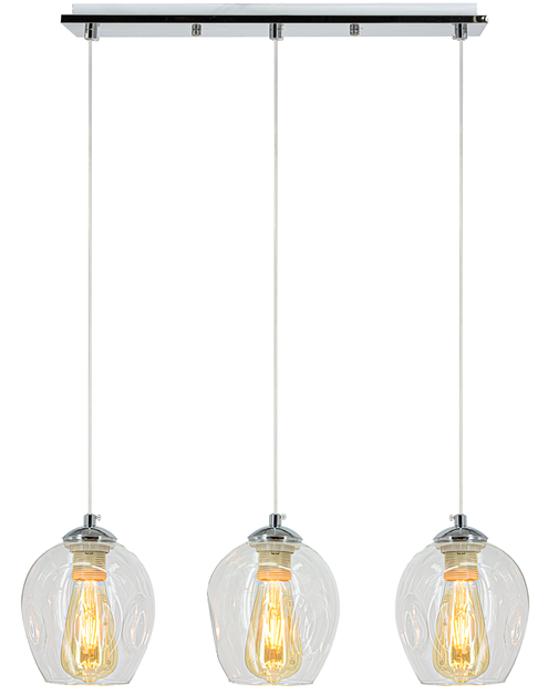 Zdjęcie: Lampa wisząca Atena 8182/3 8C ELEM