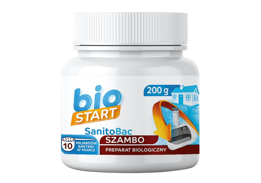 Zdjęcie: Sanitobac do szamba 200 g BIO START