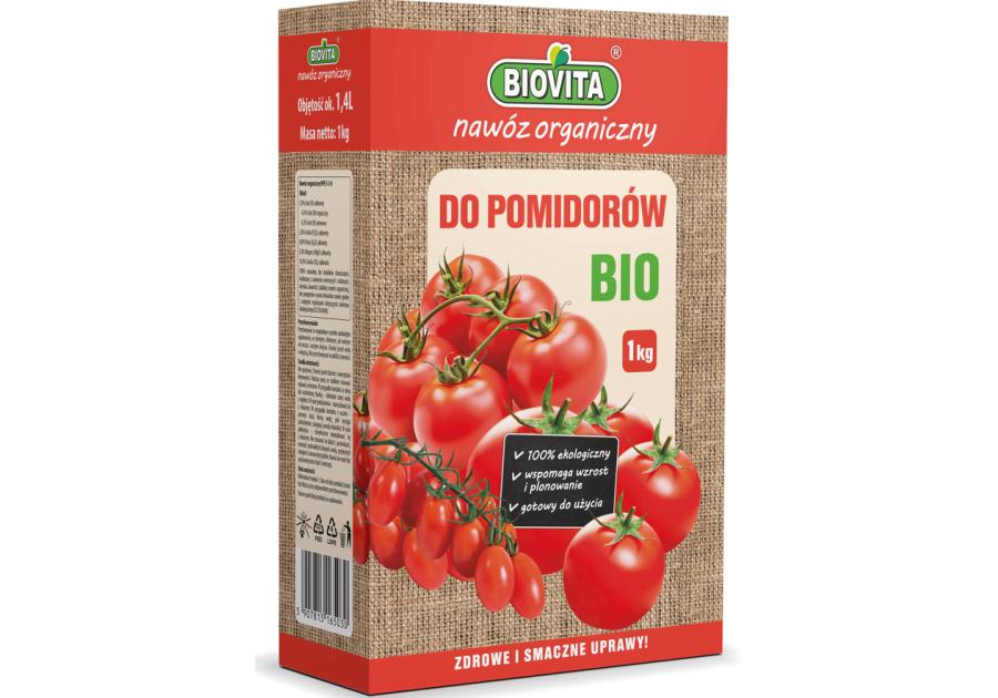 Zdjęcie: Nawóz organiczny do pomidorów BIO granulat 1 kg BIOVITA