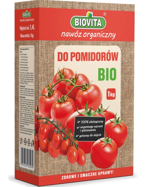 Zdjęcie: Nawóz organiczny do pomidorów BIO granulat 1 kg BIOVITA