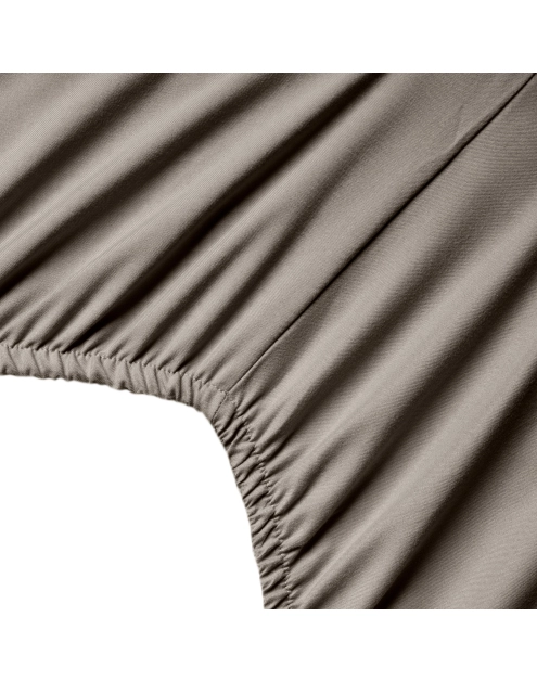 Zdjęcie: Prześcieradło z gumką mikrowłókno Soft 160x200+30 cm srebrne EUROFIRANY