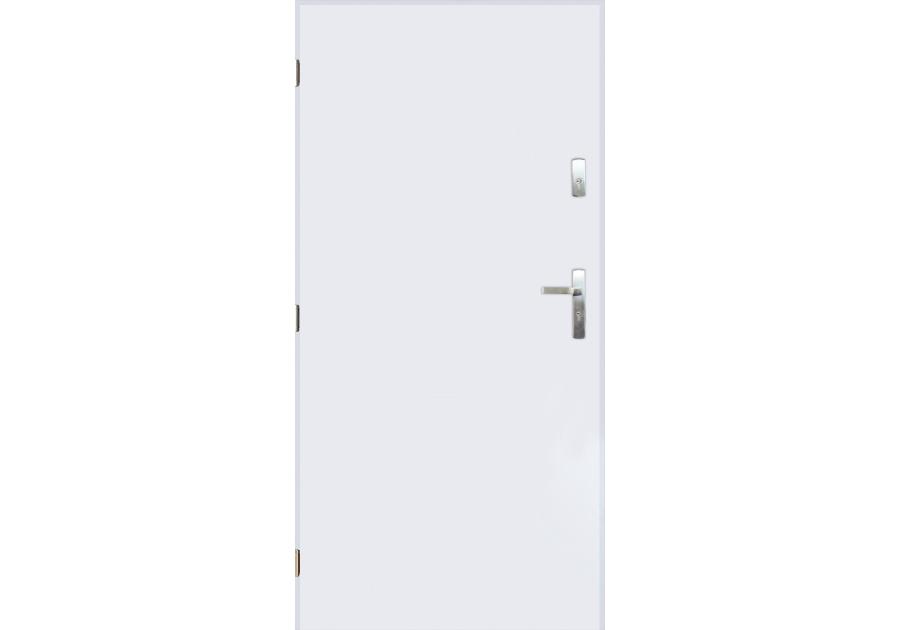 Zdjęcie: Drzwi zewnętrzne folk biały 80l komplet PANTOR
