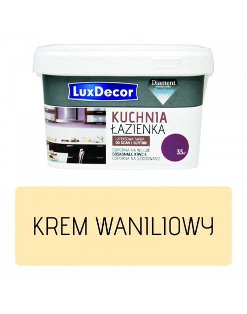 Zdjęcie: Farba Kuchnia i Łazienka krem waniliowy 2,5 L  LUXDECOR
