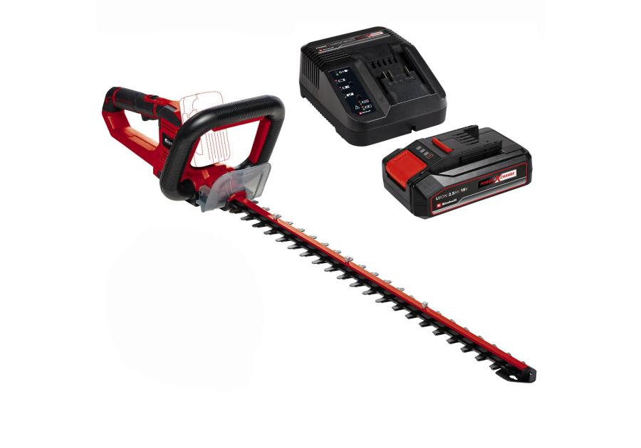 Zdjęcie: Nożyce do żywopłotu akumulatorowe GE-CH 18/60 Li 2,5 Ah ZS 4803410930 EINHELL
