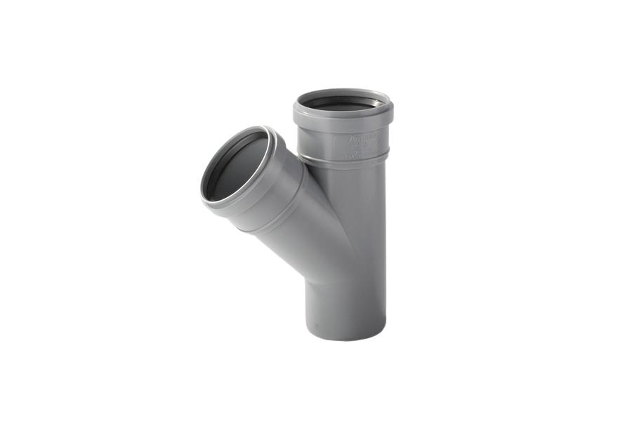 Zdjęcie: Trójnik kanalizacyjny KW PP SZ 110/75 90 stopni COMFORT