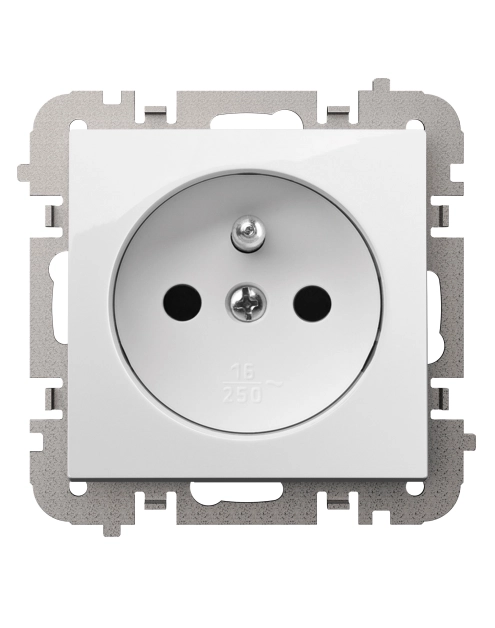 Zdjęcie: Gniazdo Carla GPT 2P+Z B/R biały EPN