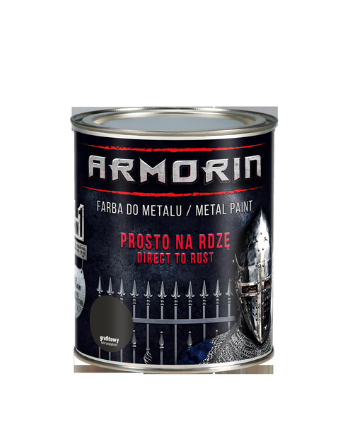 Zdjęcie: Farba antykorozyjna Armorin grafit 2,5 L UNICELL