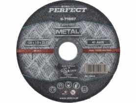 Tarcza metal płaska 125x2,5 mm Perfect s-71661 STALCO