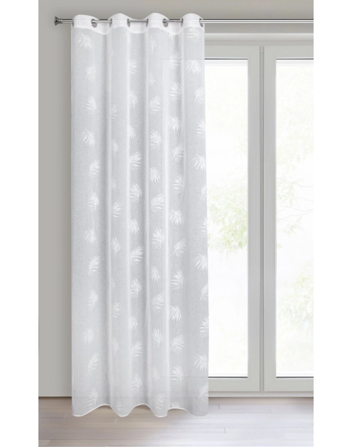 Zdjęcie: Zasłona gotowa Jessi 140 x 260 cm biały EUROFIRANY