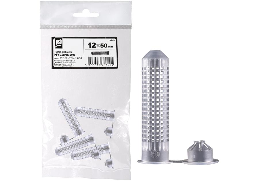 Zdjęcie: Tuleja siatkowa nylonowa 12x50 mm PSB SILA