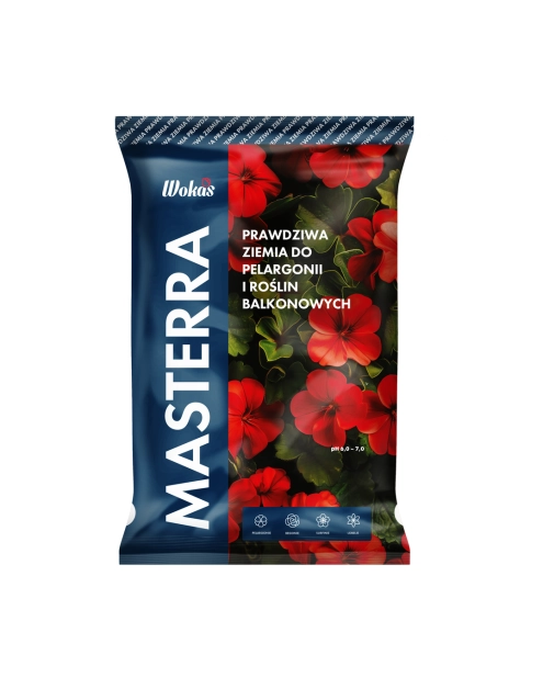Zdjęcie: Ziemia do pelargonii i roślin balkonowych prawdziwa 50 L MASTERRA