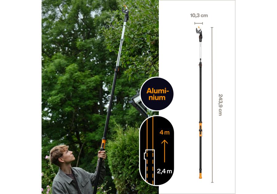Zdjęcie: Sekator ogrodowy na wysięgniku DualAction Żyrafa UPX96 uniwersalny X-Series FISKARS