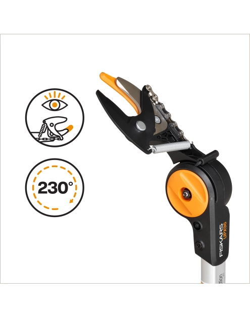 Zdjęcie: Sekator ogrodowy na wysięgniku DualAction Żyrafa UPX96 uniwersalny X-Series FISKARS