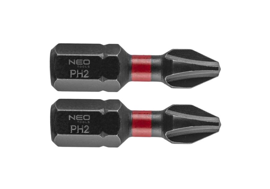 Zdjęcie: Bity udarowe PH2 x 25 mm, 2 szt. NEO TOOLS