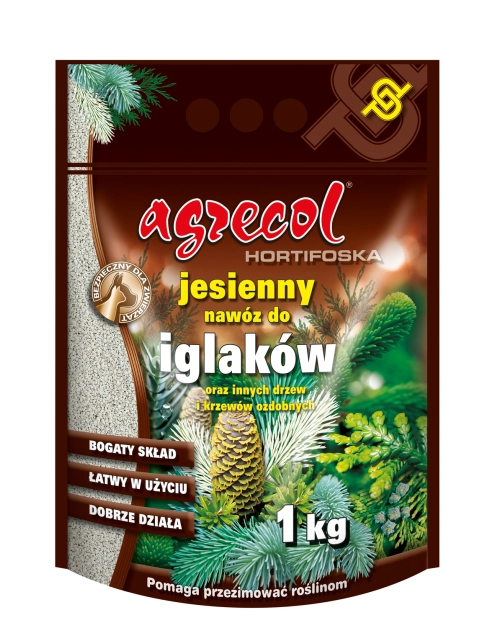 Zdjęcie: Nawóz do iglaków jesienny Hortifoska 1 kg AGRECOL