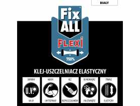 Klej montażowy uszczelniacz Fix All Flexi 290 ml biały SOUDAL