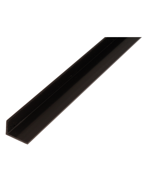 Zdjęcie: Profil kątowy PVC czarny 1000x25x20x2,0 mm ALBERTS