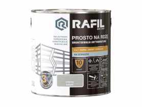 Gruntoemalia prosto na rdzę połysk srebrny 2,5L RAFIL