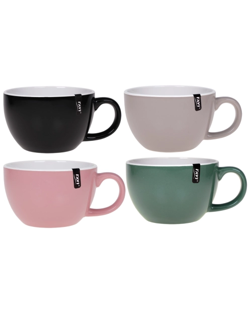 Zdjęcie: Kubek kolor Jumbo 450 ml z kamionki 81418 RAVI