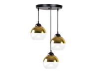 Zdjęcie: Lampa wisząca Contessa 3X40 W E27 czarny+złoty CANDELLUX