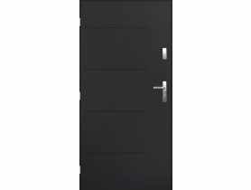 Drzwi zewnętrzne oslo  antracyt 80l kpl SEDRO