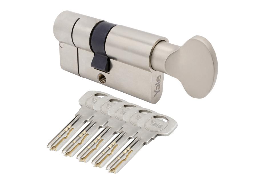 Zdjęcie: Wkładka z gałką Y2100 30/30G satyna YALE