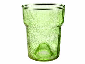Osłonka storczykowa szklana 12 cm zielona VERDENIA