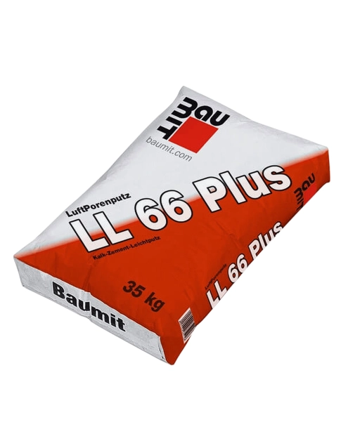 Zdjęcie: Tynk wapienno-cementowy LL 66 Plus 35 kg BAUMIT