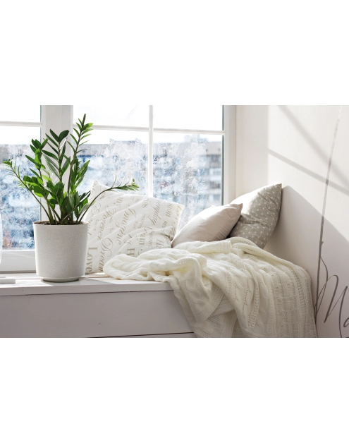 Zdjęcie: Donica Gama 190 mm textil, b/kremowy + t/k21 LAMELA
