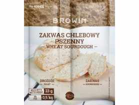Zakwas chlebowy pszenny z drożdżami 23 g BROWIN