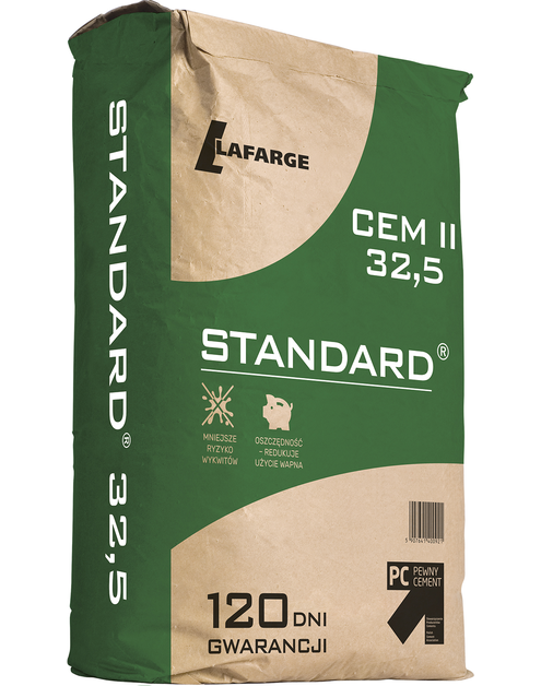 Zdjęcie: Cement Standard - CEM II/B-M (V-LL) 32,5 R - 25 kg Małogoszcz HOLCIM
