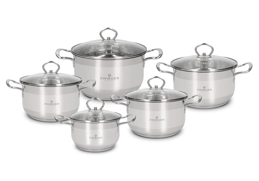 Zdjęcie: Zestaw garnków 10 elementów Rocca ZWIEGER