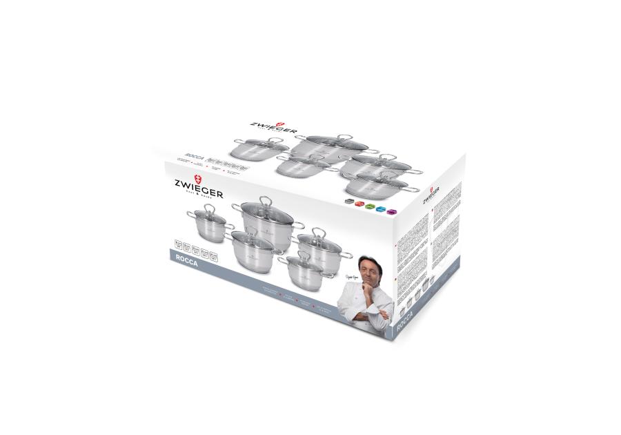 Zdjęcie: Zestaw garnków 10 elementów Rocca ZWIEGER