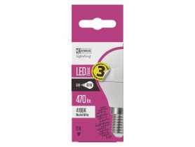 Żarówka LED Classic Mini Globe, E14, 5 W (40 W), 470 lm, neutralna biel EMOS