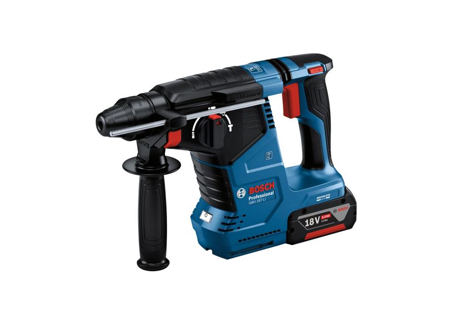 Zdjęcie: Młot udarowo-obrotowy akumulatorowy z uchwytem SDS plus GBH 187-LI Professional BOSCH