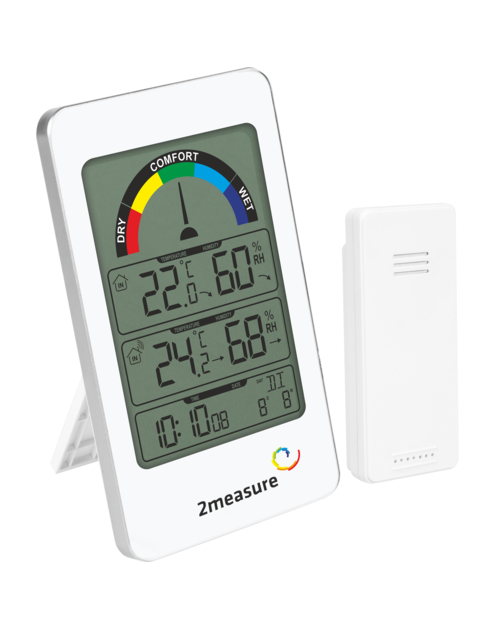 Zdjęcie: Stacja pogody - elektroniczna, RCC, czujnik, termometr, higrometr 2MEASURE