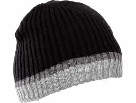 Czapka akrylowa z ociepliną czarno-szara LAHTI PRO