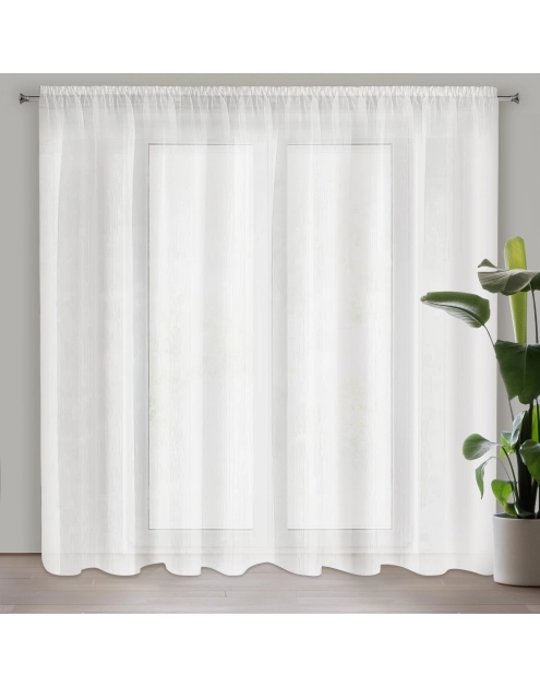 Zdjęcie: Firana gotowa Rebecca na taśmie 350x250 cm kremowy EUROFIRANY