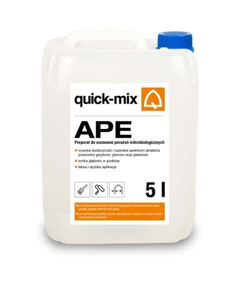 Zdjęcie: Preparat do usuwania porażeń biologicznych APE 5 L QUICK-MIX