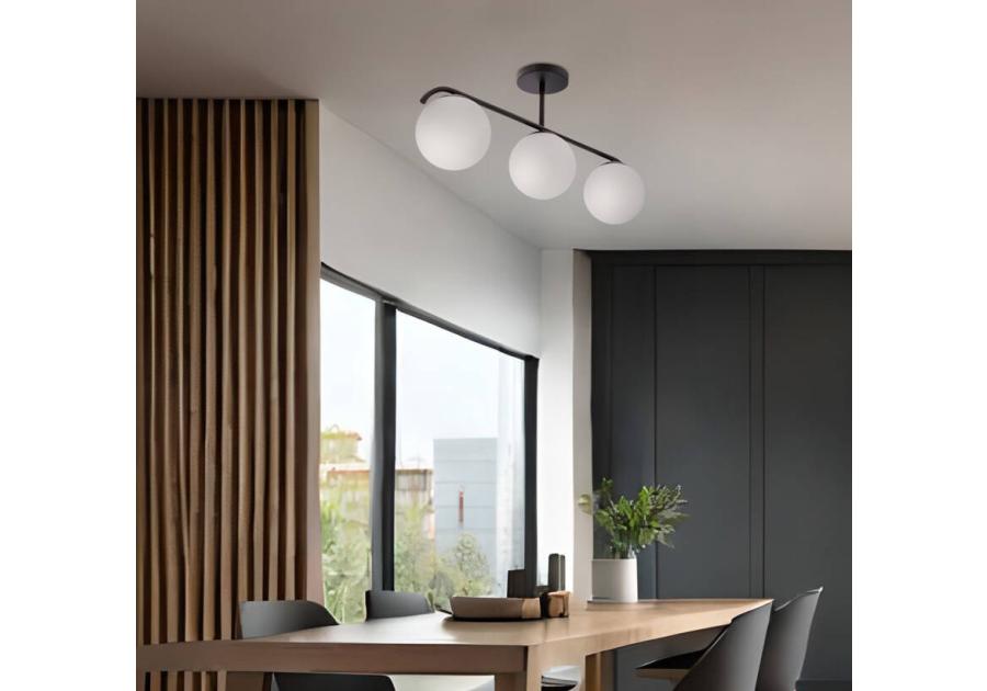 Zdjęcie: Lampa sufitowa Amadeo 3x40 W E14 biały czarny CANDELLUX