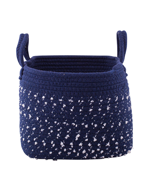 Zdjęcie: Kosz pleciony 25x25x20cm granatowy ALTOMDESIGN