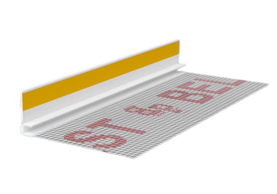 Zdjęcie: Listwa PVC BP13 Mini BU L250 6/3 biały, z siatką bez uszczelki BELLA PLAST