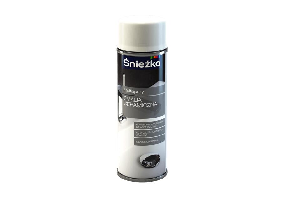 Zdjęcie: Spray ceramiczny Multi biały 400 ml ŚNIEŻKA