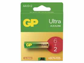 Bateria alkaliczna GP Ultra AA (LR6) 6+2PP EMOS