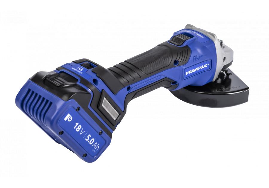 Zdjęcie: Szlifierka kątowa 125 mm 18 V RawlGRINDER RAWLPLUG