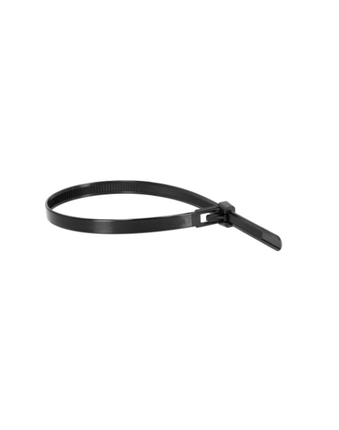 Zdjęcie: Opaski nylonowe demontowalne czarne 7,6 x 300 mm STALCO PERFECT