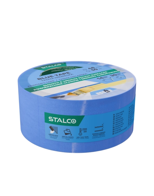 Zdjęcie: Taśma malarska niebieska 48 mm x 50 m STALCO