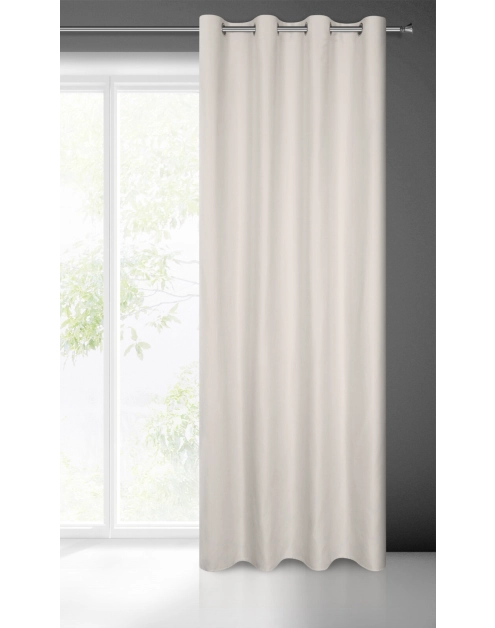 Zdjęcie: Zasłona gotowa Ada 140x250 cm stalowy EUROFIRANY